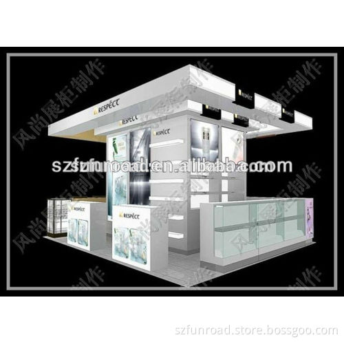 Luxury perfume display kiosk design for sale perfume showcase